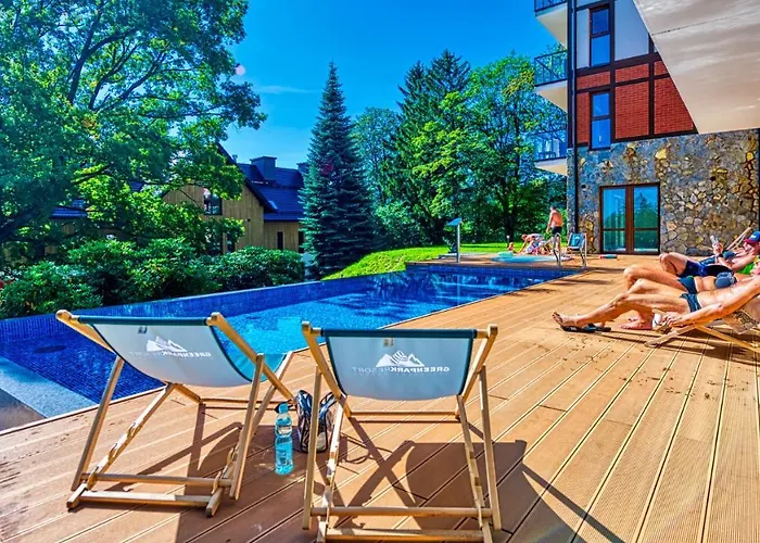 Apartament Green Resort A5 Z Basenem, Sauna, Jacuzzi, Silownia - 5D Apartamenty